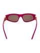Balenciaga Square Tinted Sunglasses