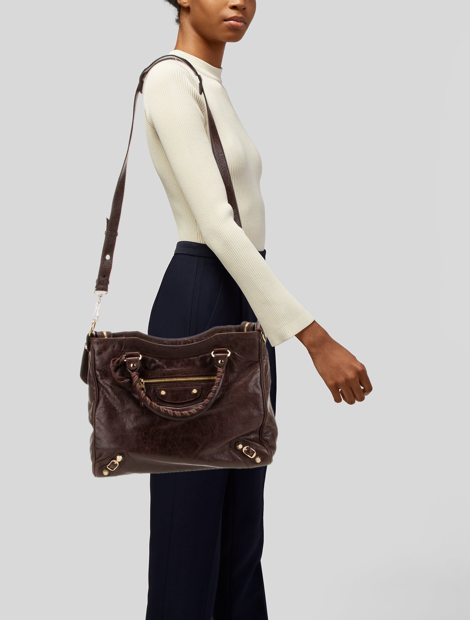 Balenciaga Leather Motocross Giant 12 Velo