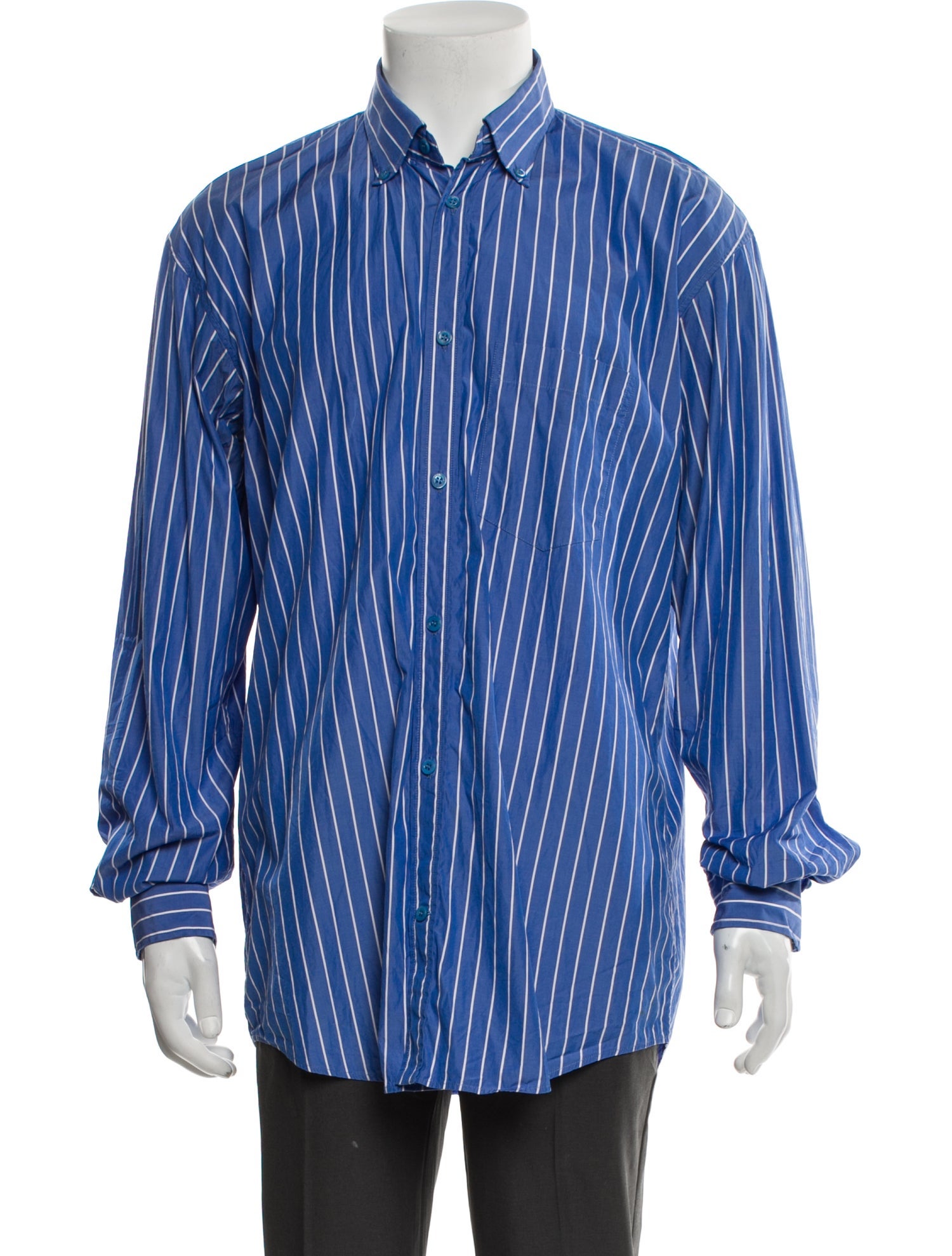 Balenciaga 2018 Striped Shirt