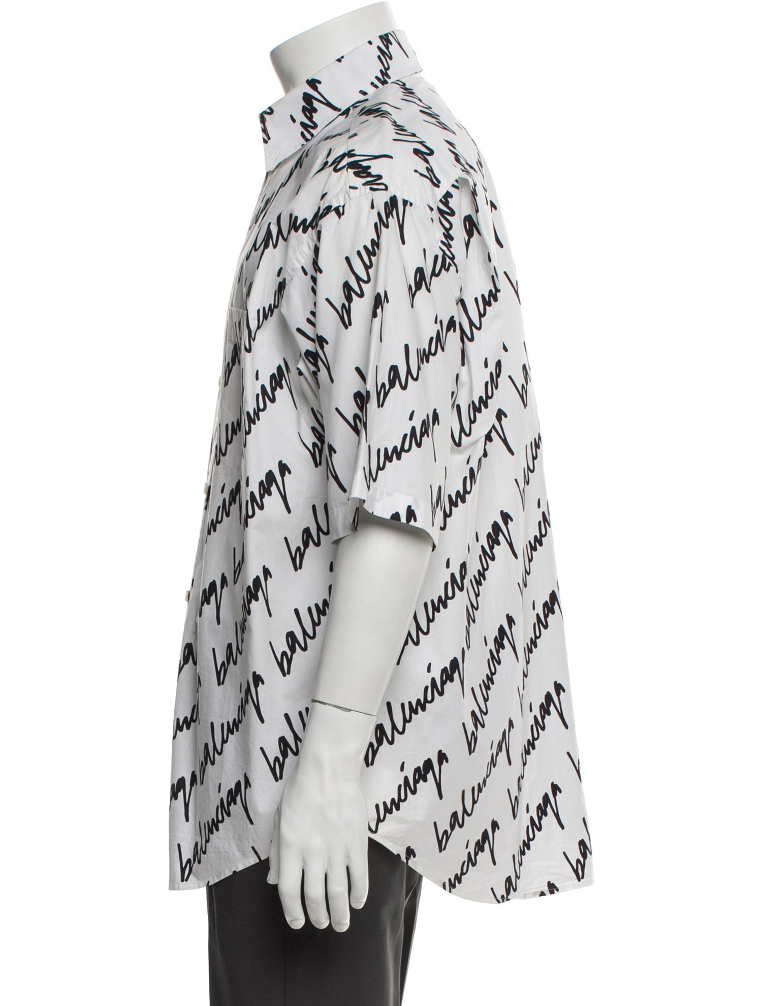 Balenciaga 2021 Printed Shirt