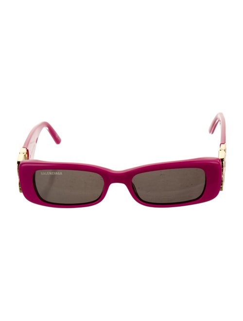 Balenciaga Square Tinted Sunglasses