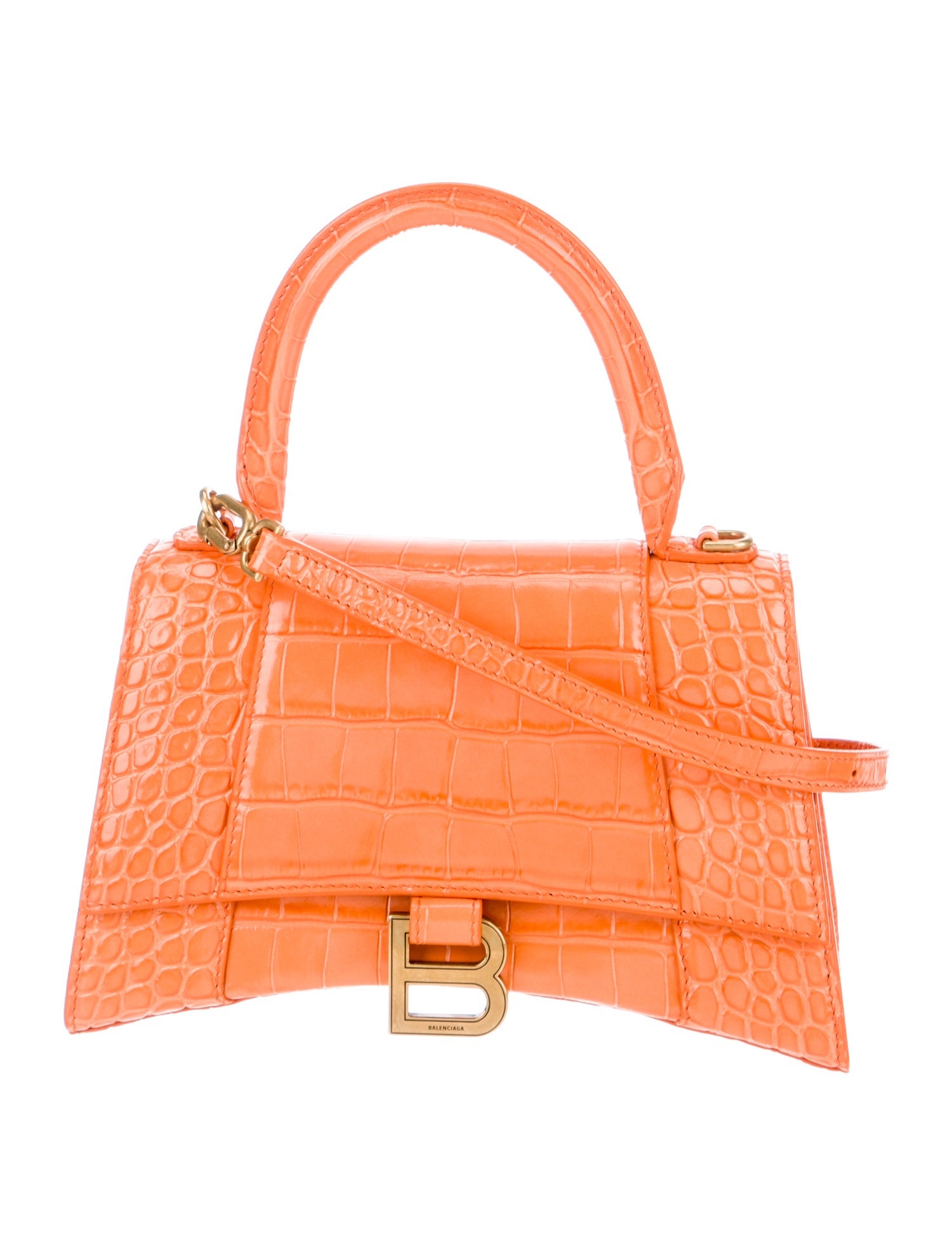 Balenciaga Embossed Leather Hourglass Small