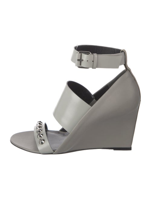 Balenciaga Leather Printed Sandals