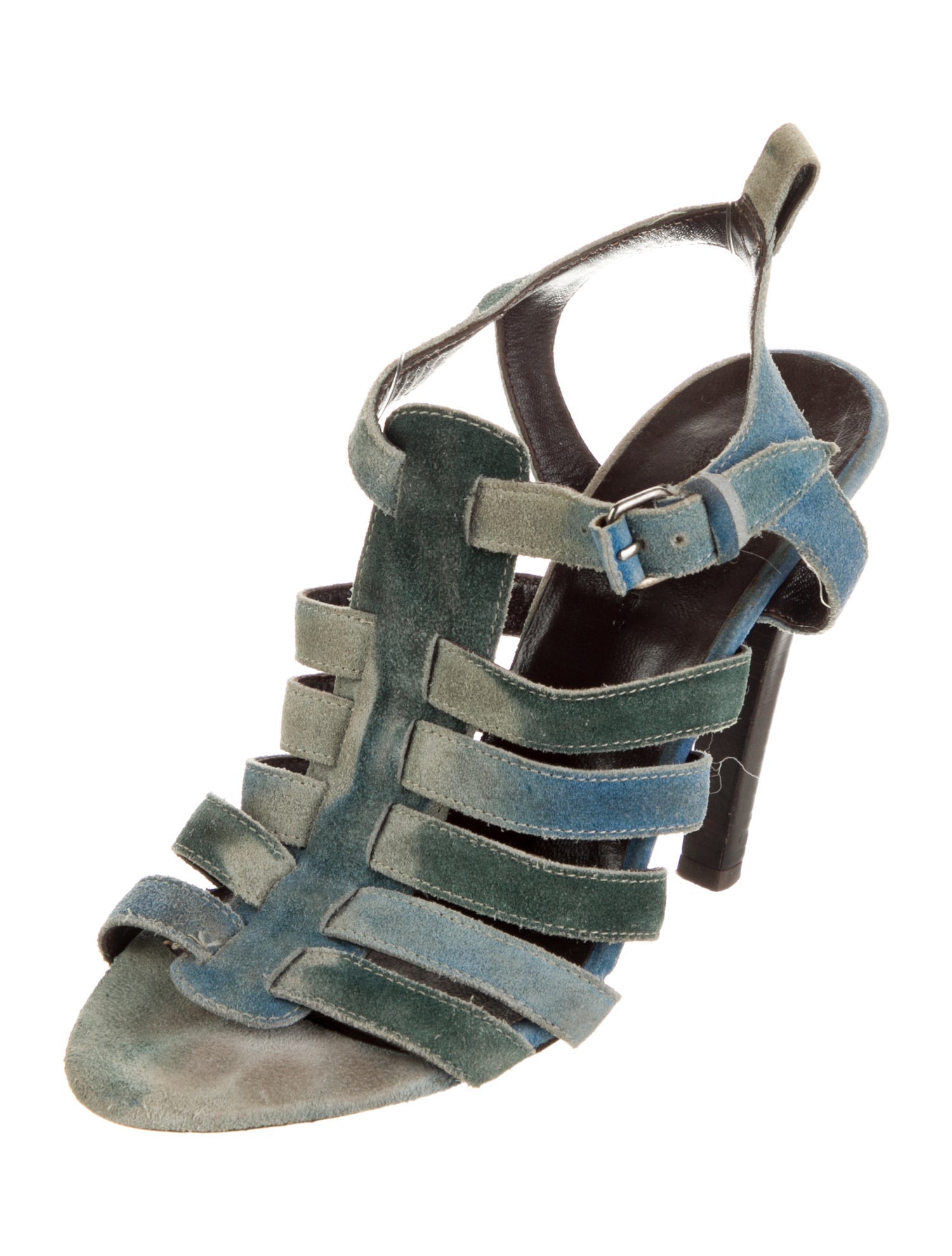 Balenciaga Suede Gladiator Sandals