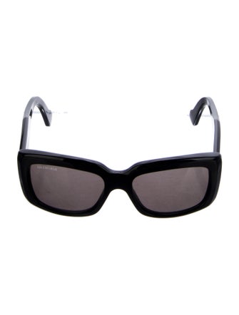 Balenciaga Square Tinted Sunglasses