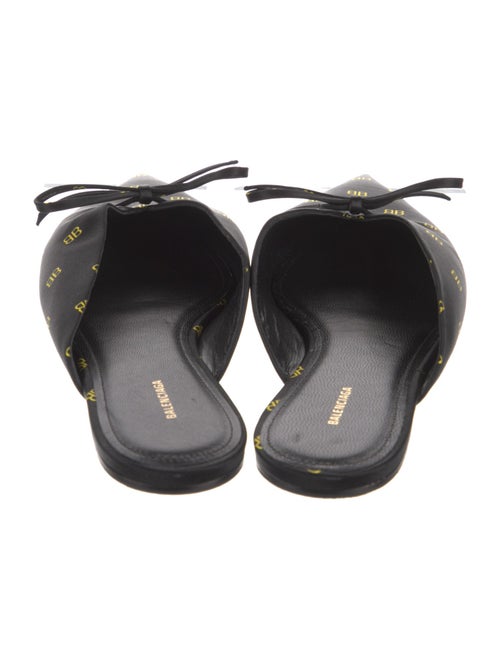 Balenciaga Satin Printed Mules