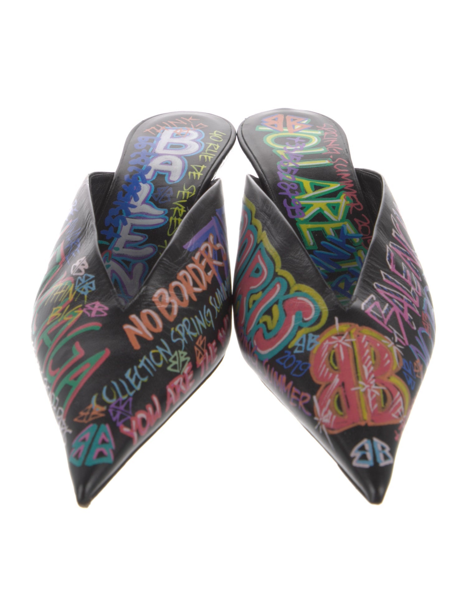 Balenciaga 2019 Leather Mules