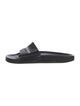 Balenciaga Signature Logo Leather Slides