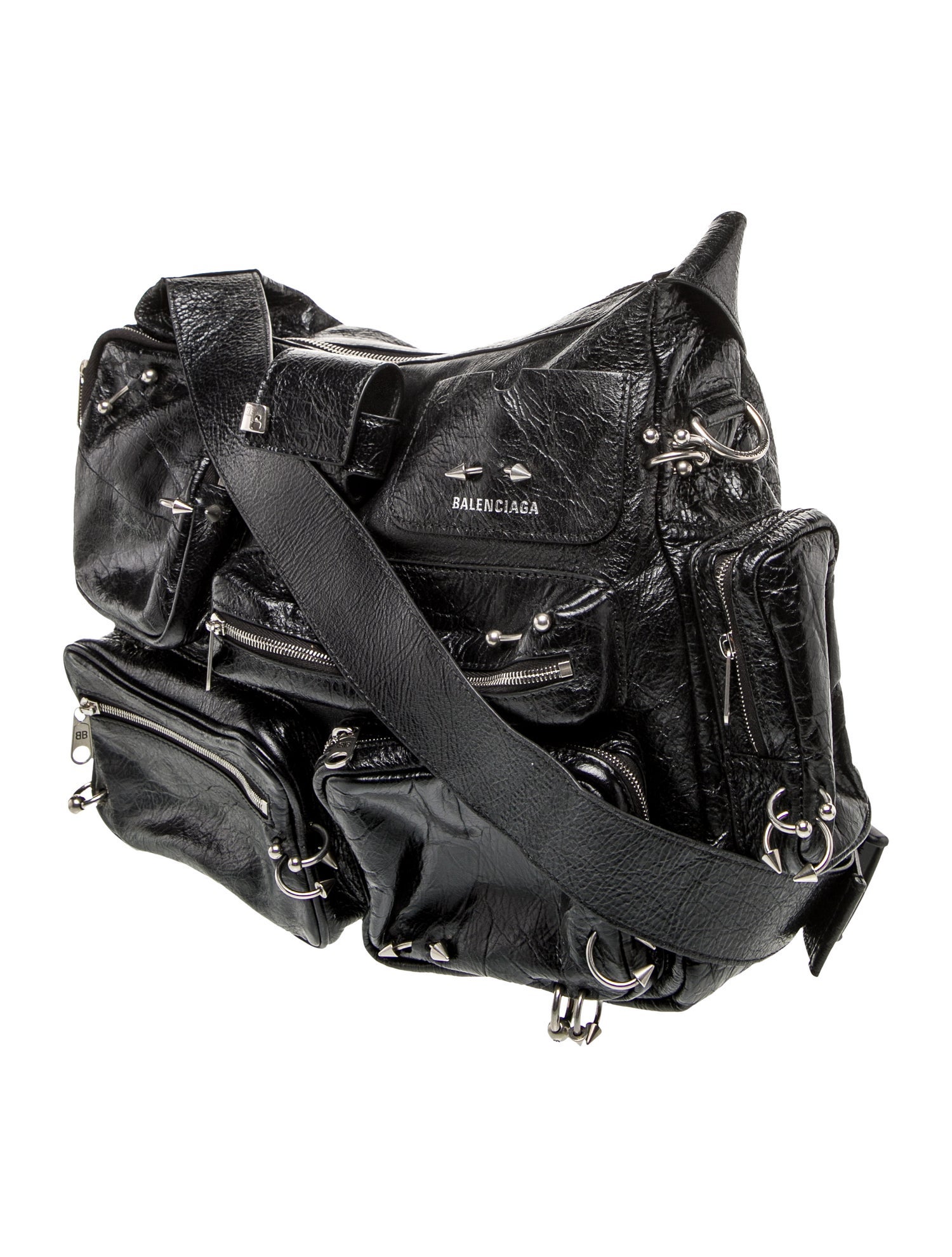 Balenciaga Leather Messenger Bag