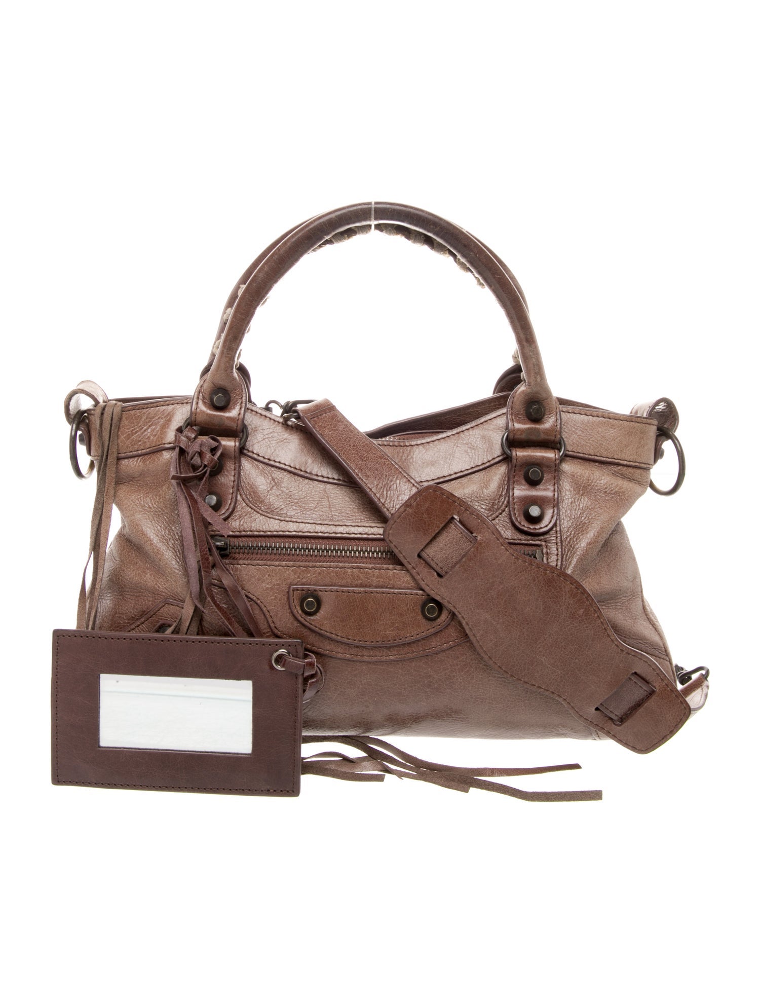 Balenciaga Leather Motocross Classic City