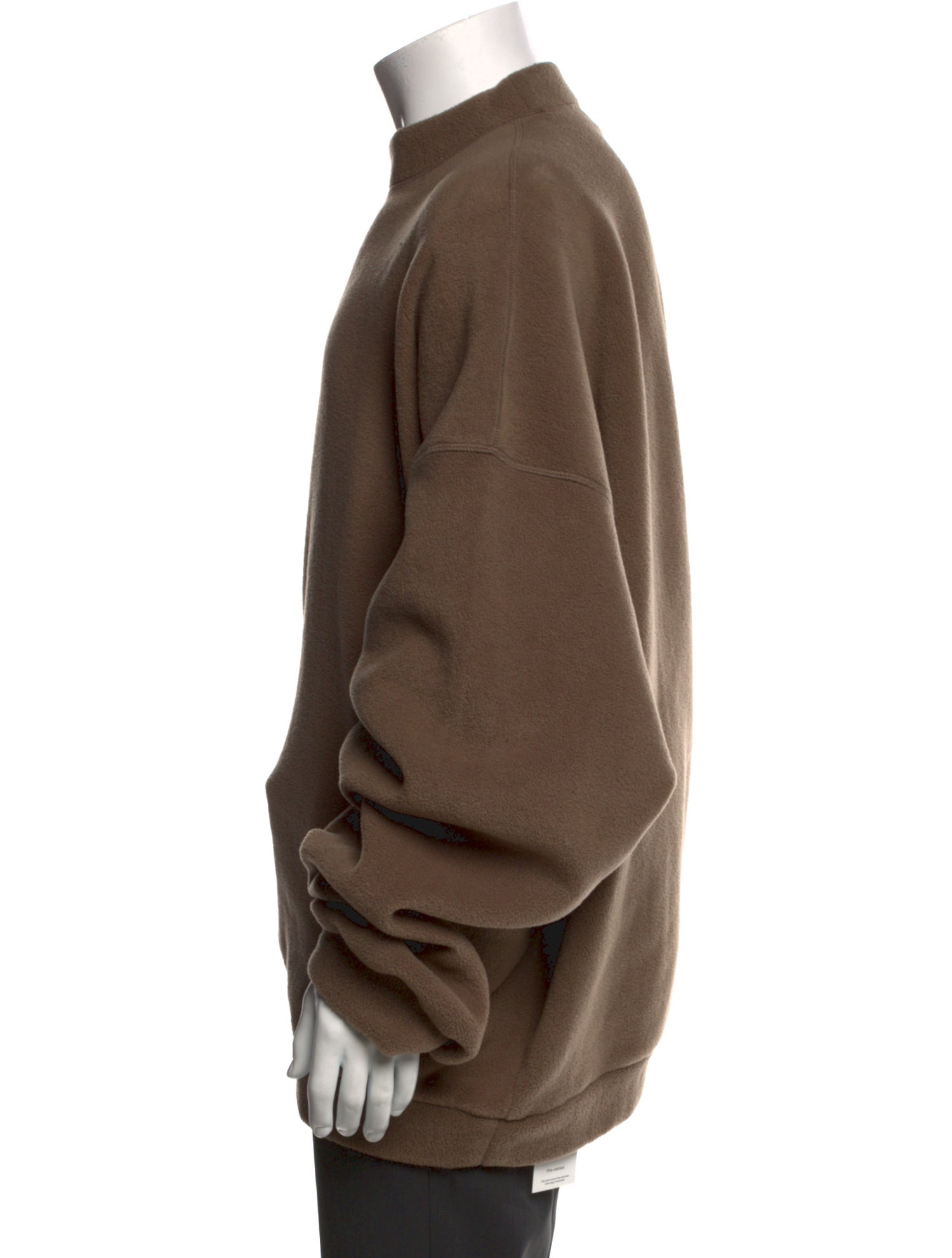 Balenciaga Graphic Print Mock Neck Sweatshirt