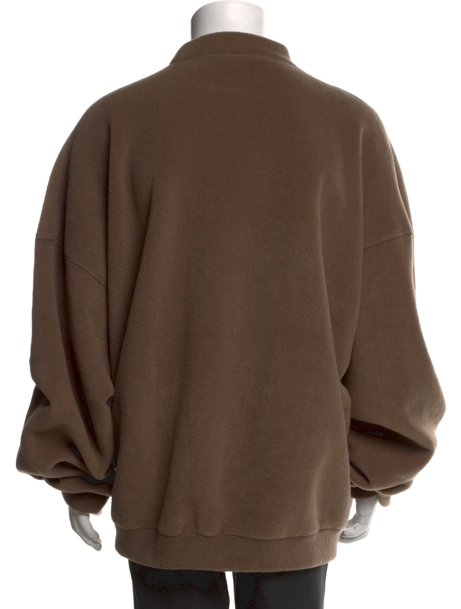 Balenciaga Graphic Print Mock Neck Sweatshirt