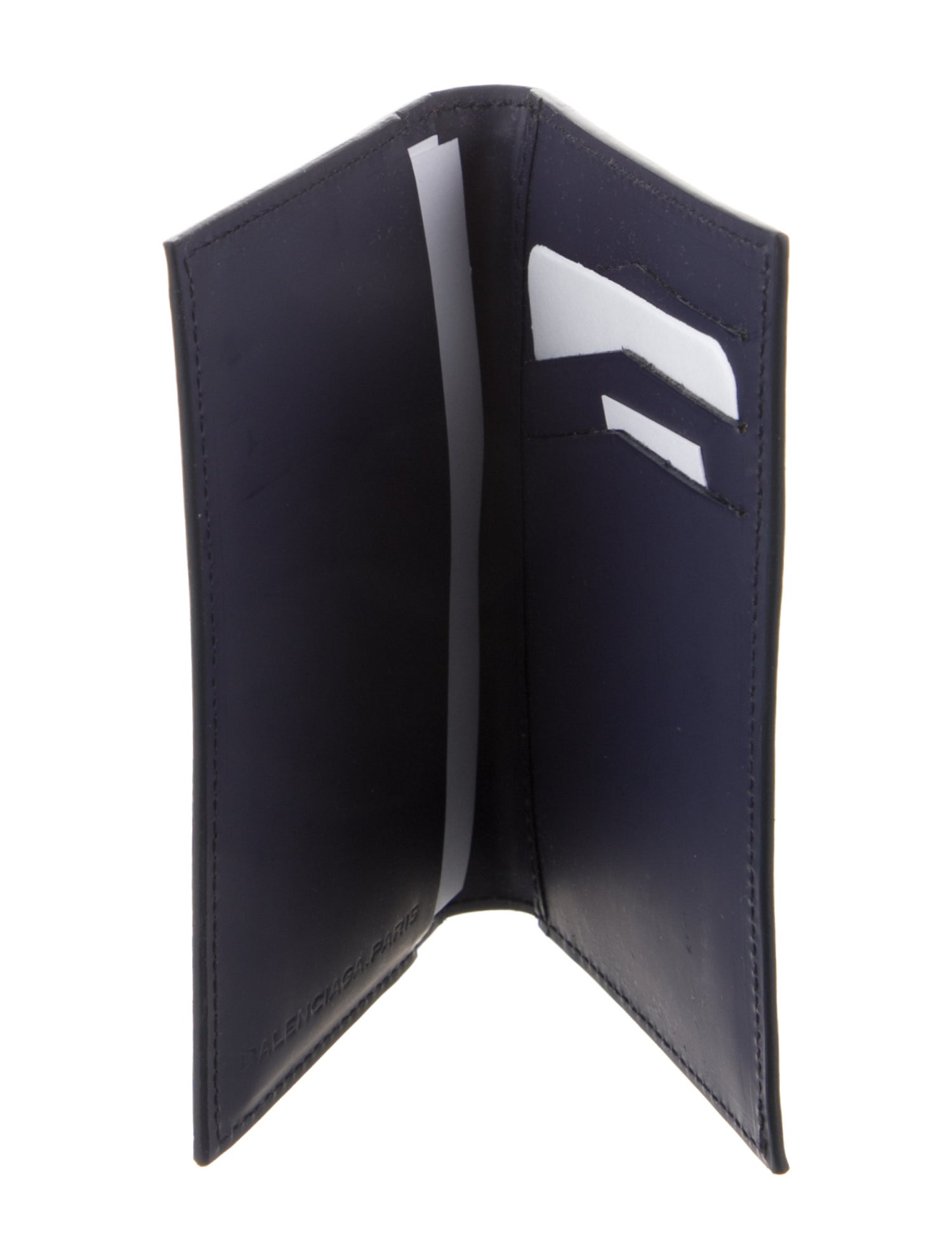 Balenciaga 2016 Grid Leather Bifold Wallet Wallet