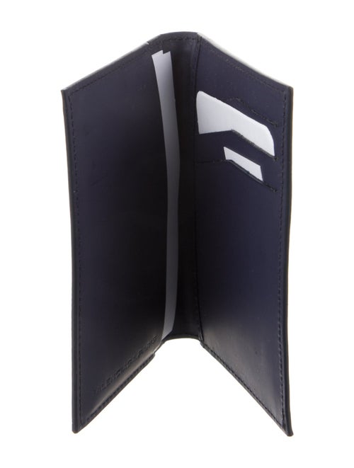 Balenciaga 2016 Grid Leather Bifold Wallet Wallet