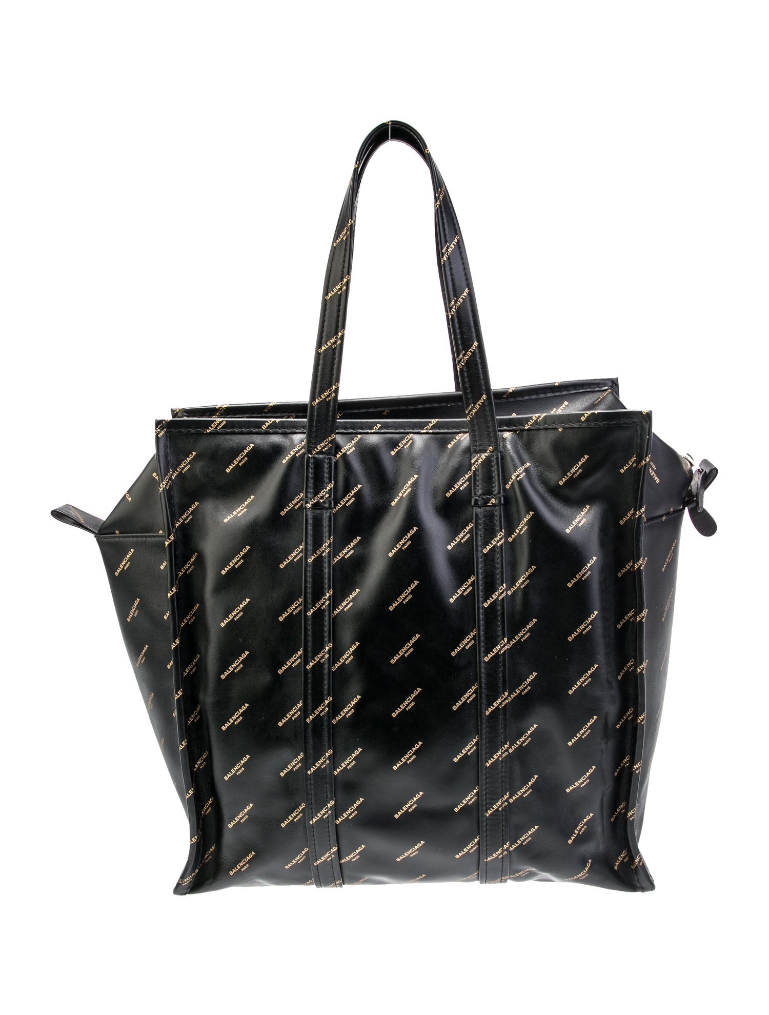 Balenciaga Leather Bazar Shopper Tote Bag Medium