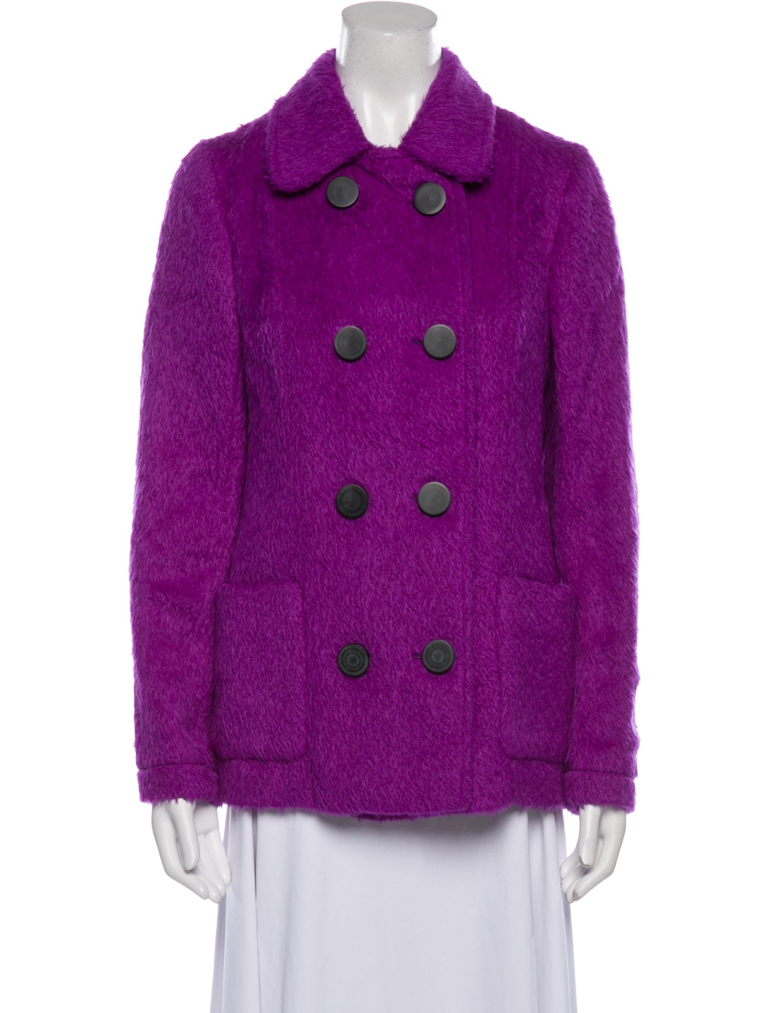 Balenciaga 2011 Alpaca Faux Fur Jacket