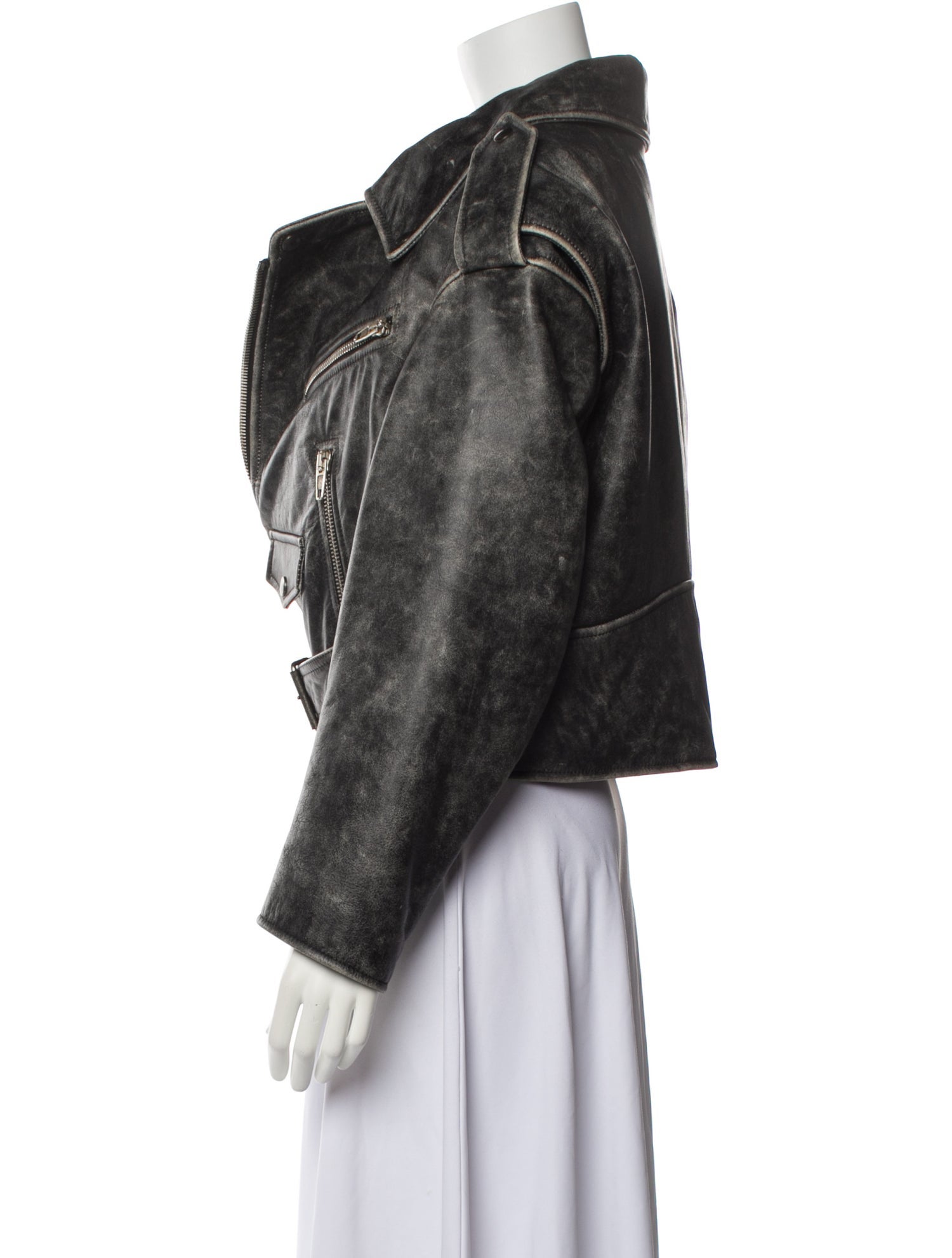 Balenciaga 2017 Leather Biker Jacket