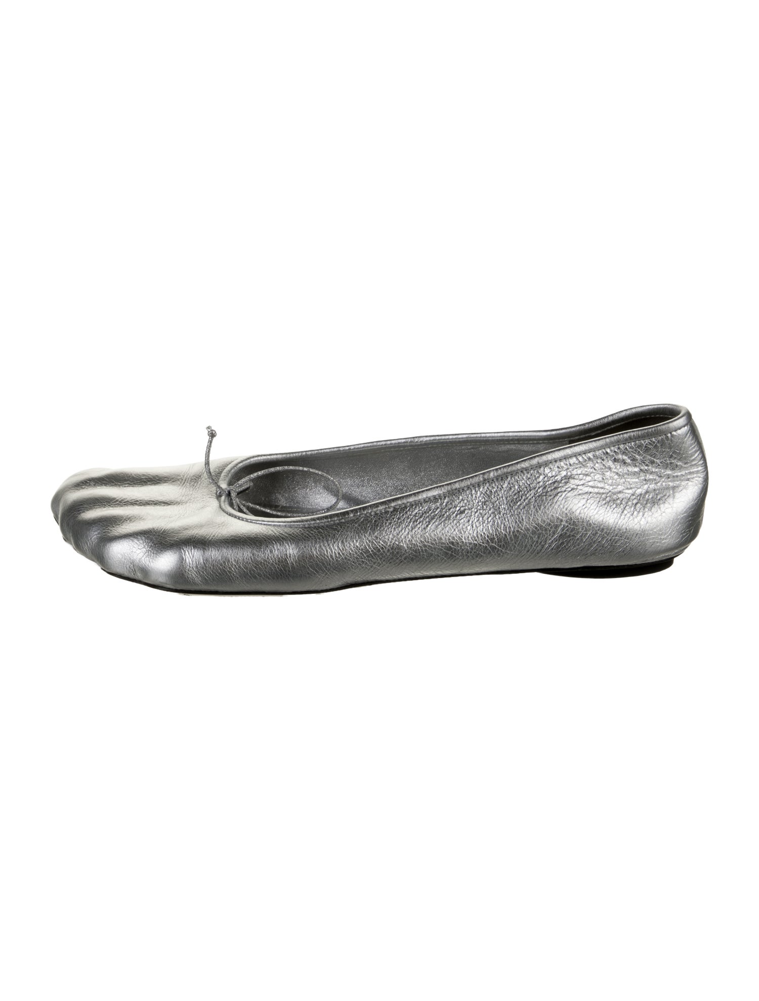 Balenciaga Anatomic Ballerina Shoes Leather Ballet Flats