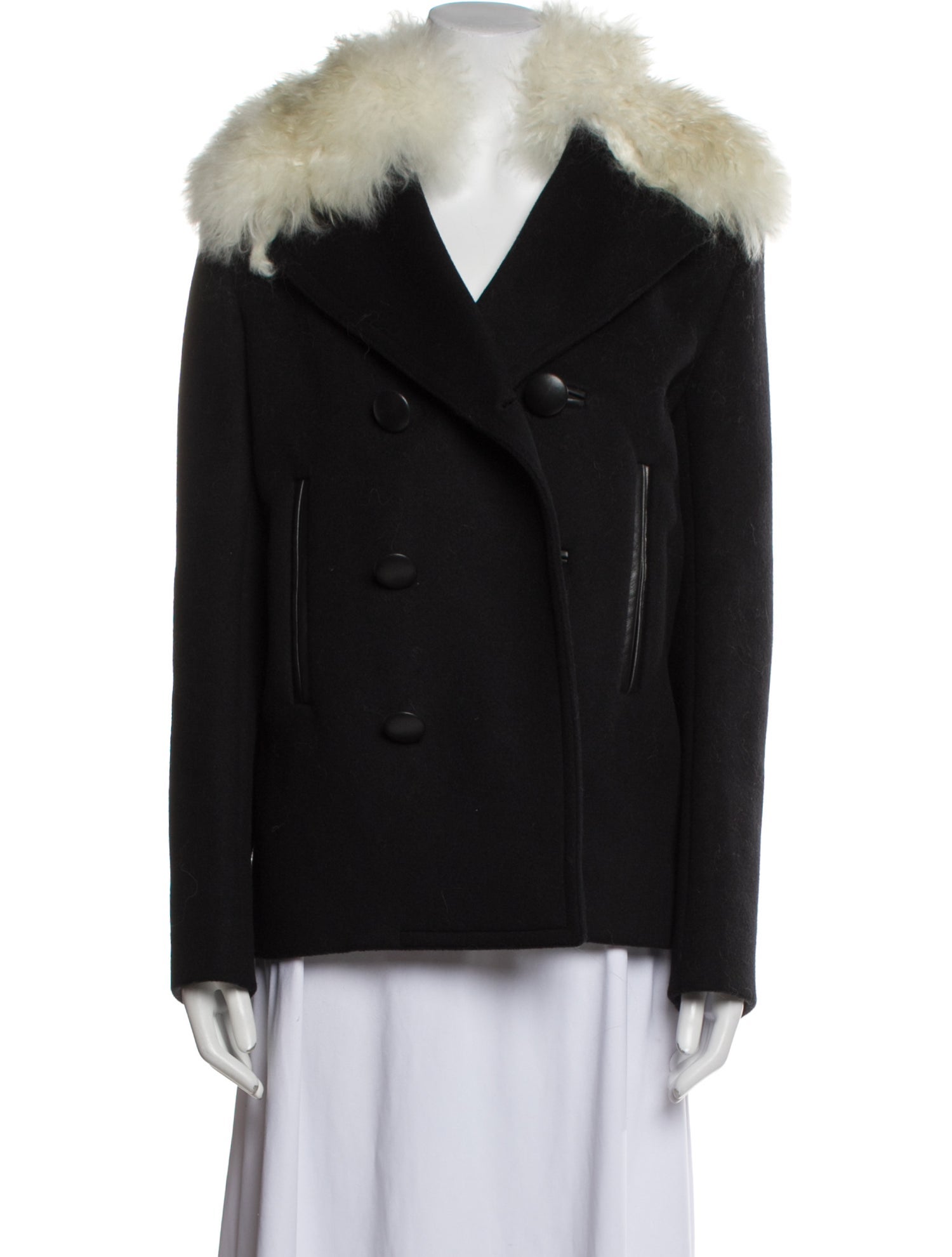 Balenciaga 2015 Virgin Wool Fur Jacket w/ Tags