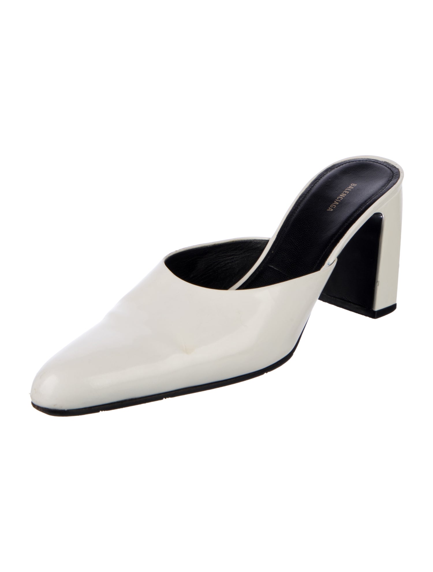 Balenciaga Patent Leather Mules