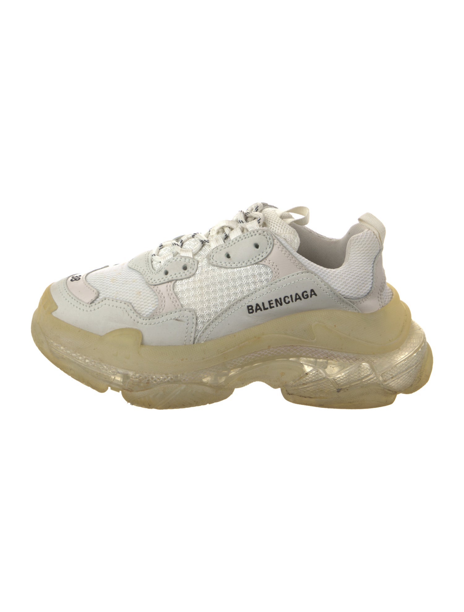 Balenciaga Triple S 'Clear Sole' Chunky Sneakers