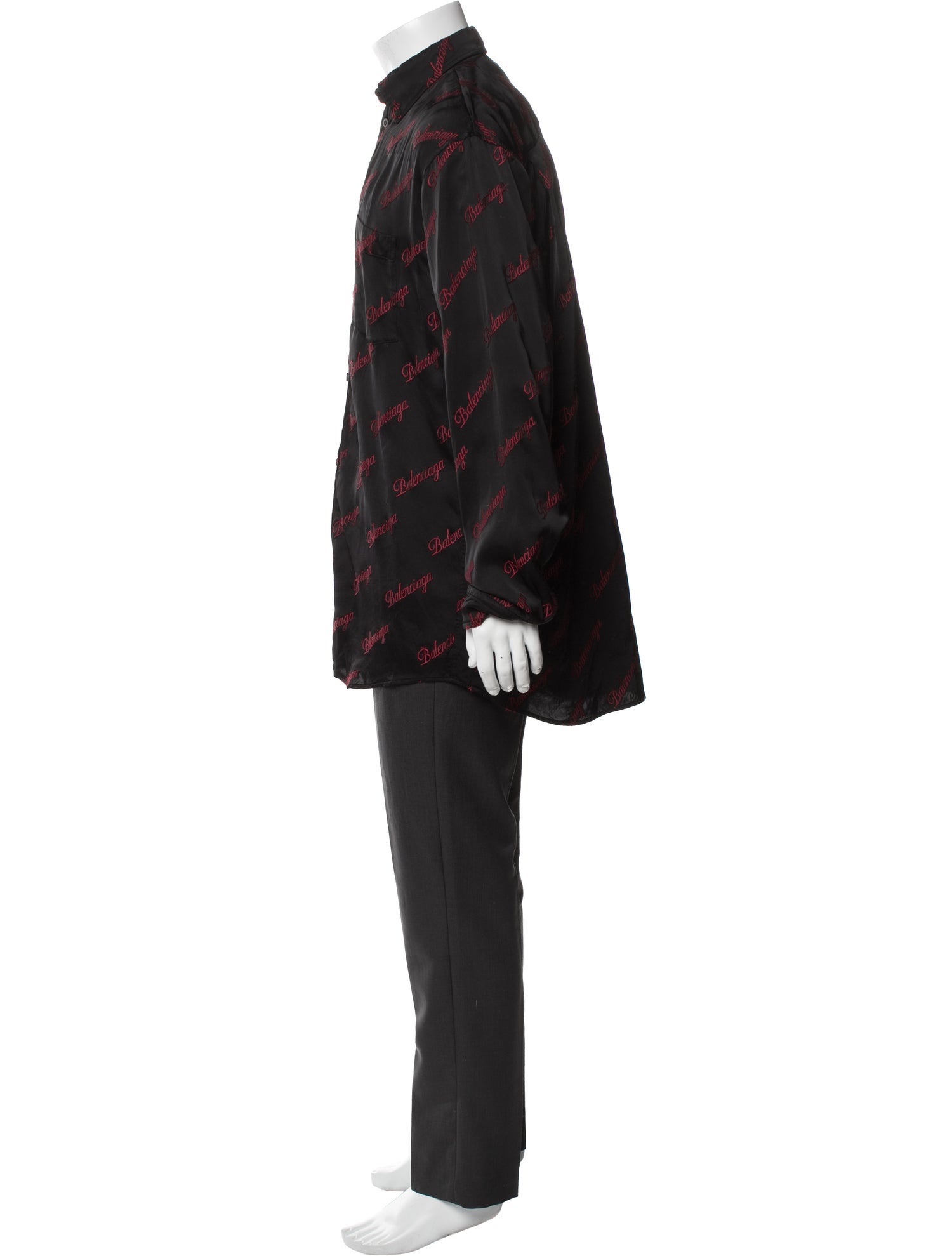 Balenciaga 2021 Signature Logo Shirt