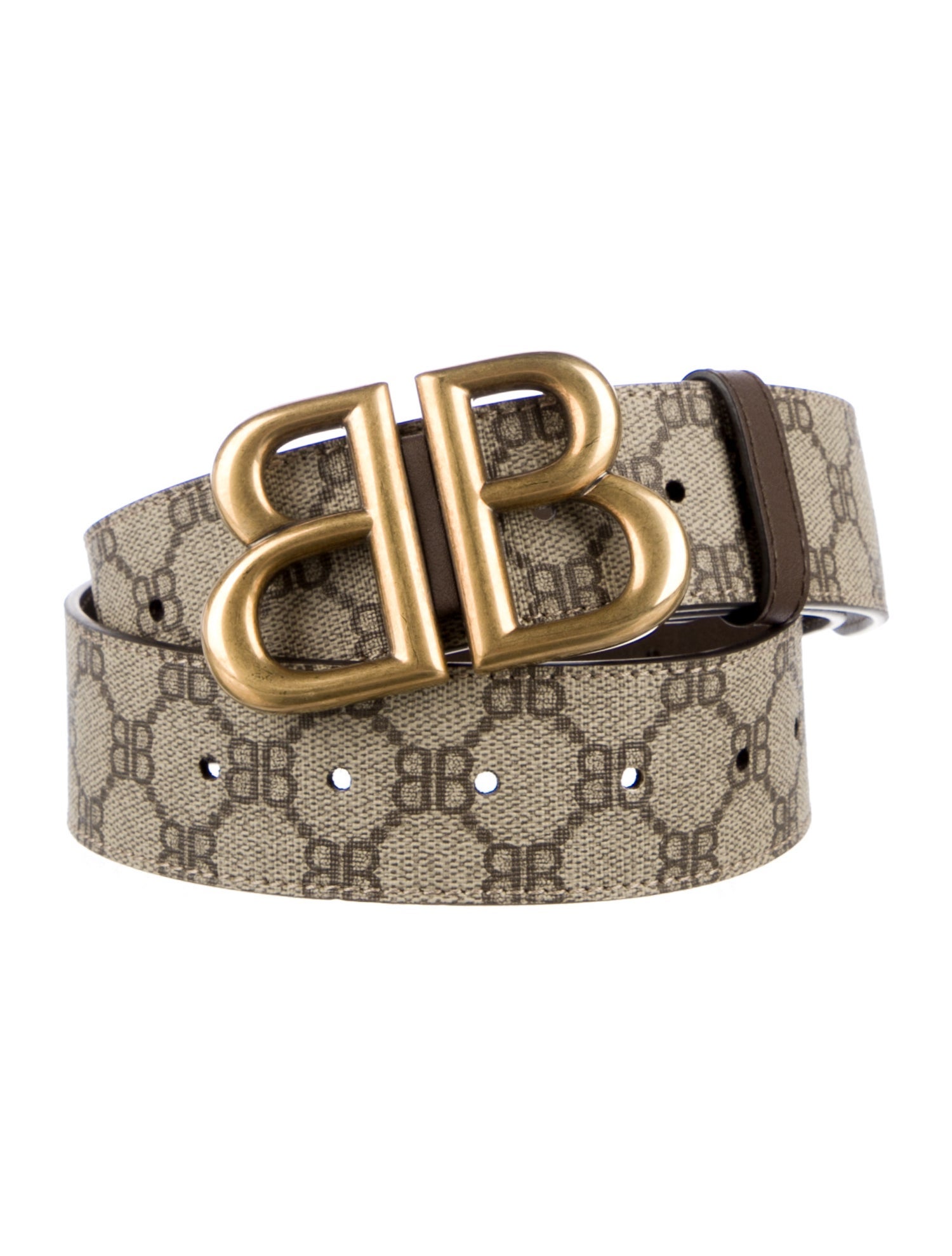 Gucci x Balenciaga Leather Belt