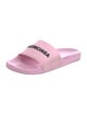 Balenciaga Rubber Graphic Print Slides