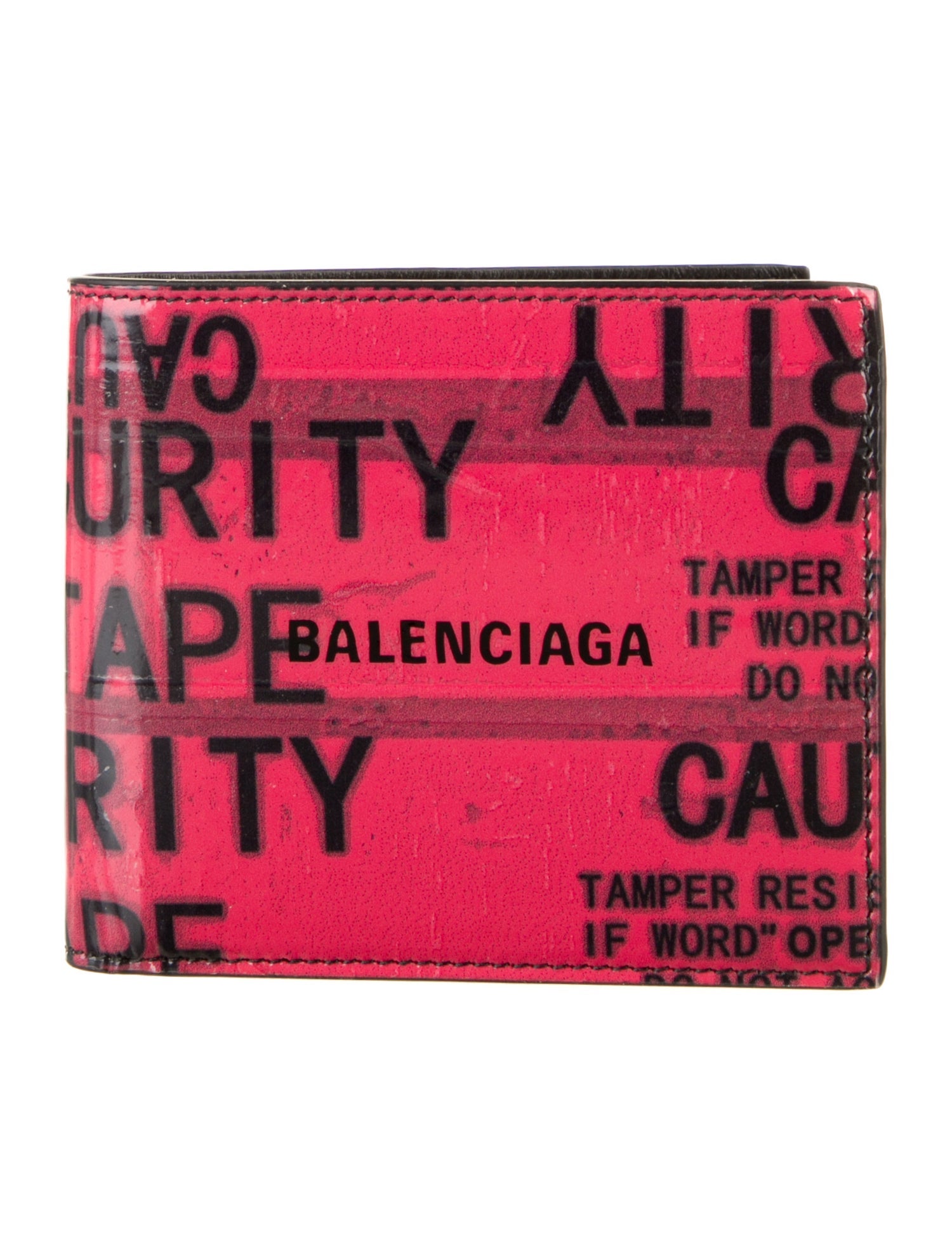 Balenciaga 2025 Tape Type Bifold Wallet