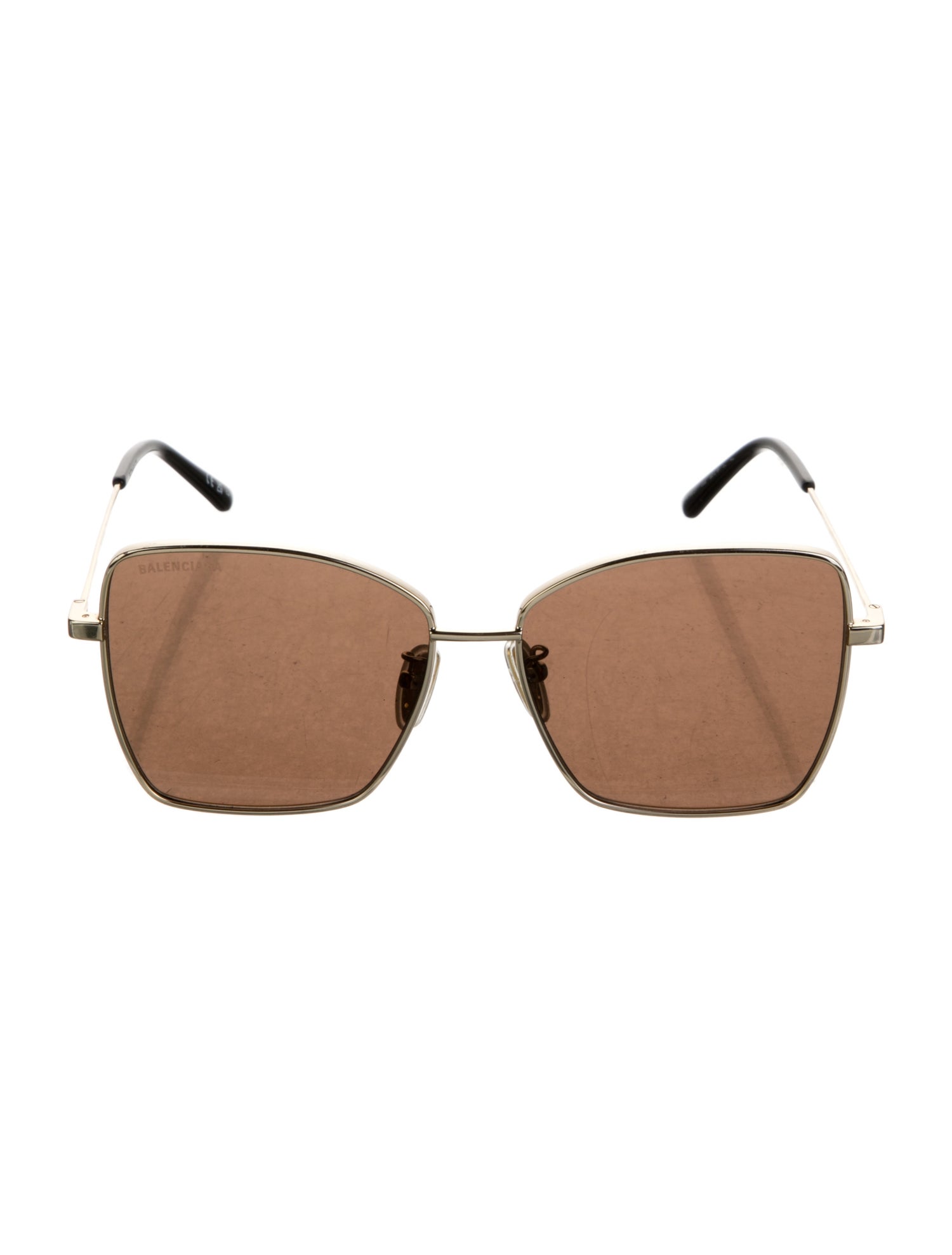 Balenciaga Square Tinted Sunglasses
