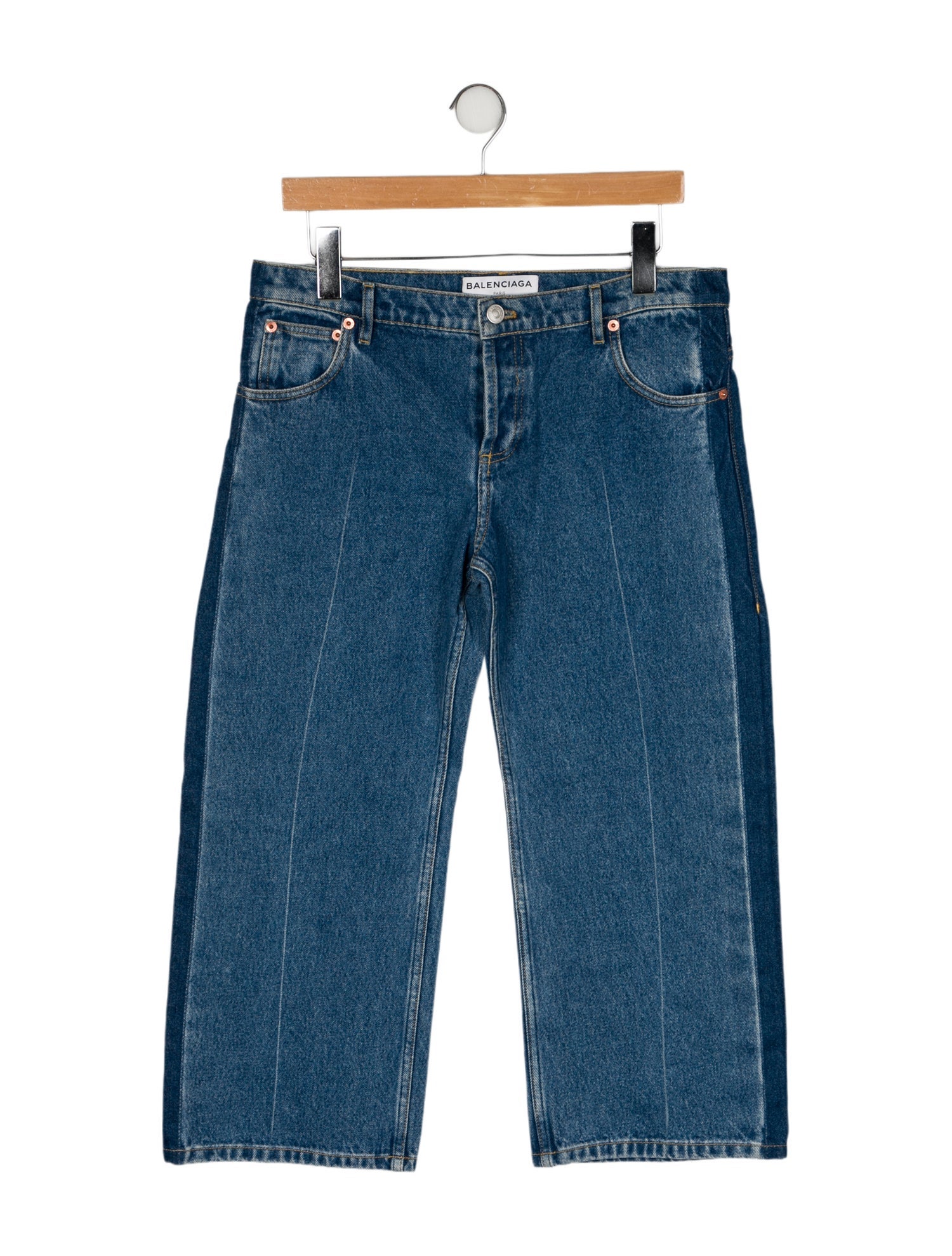 Balenciaga 2017 Wide Leg Jeans