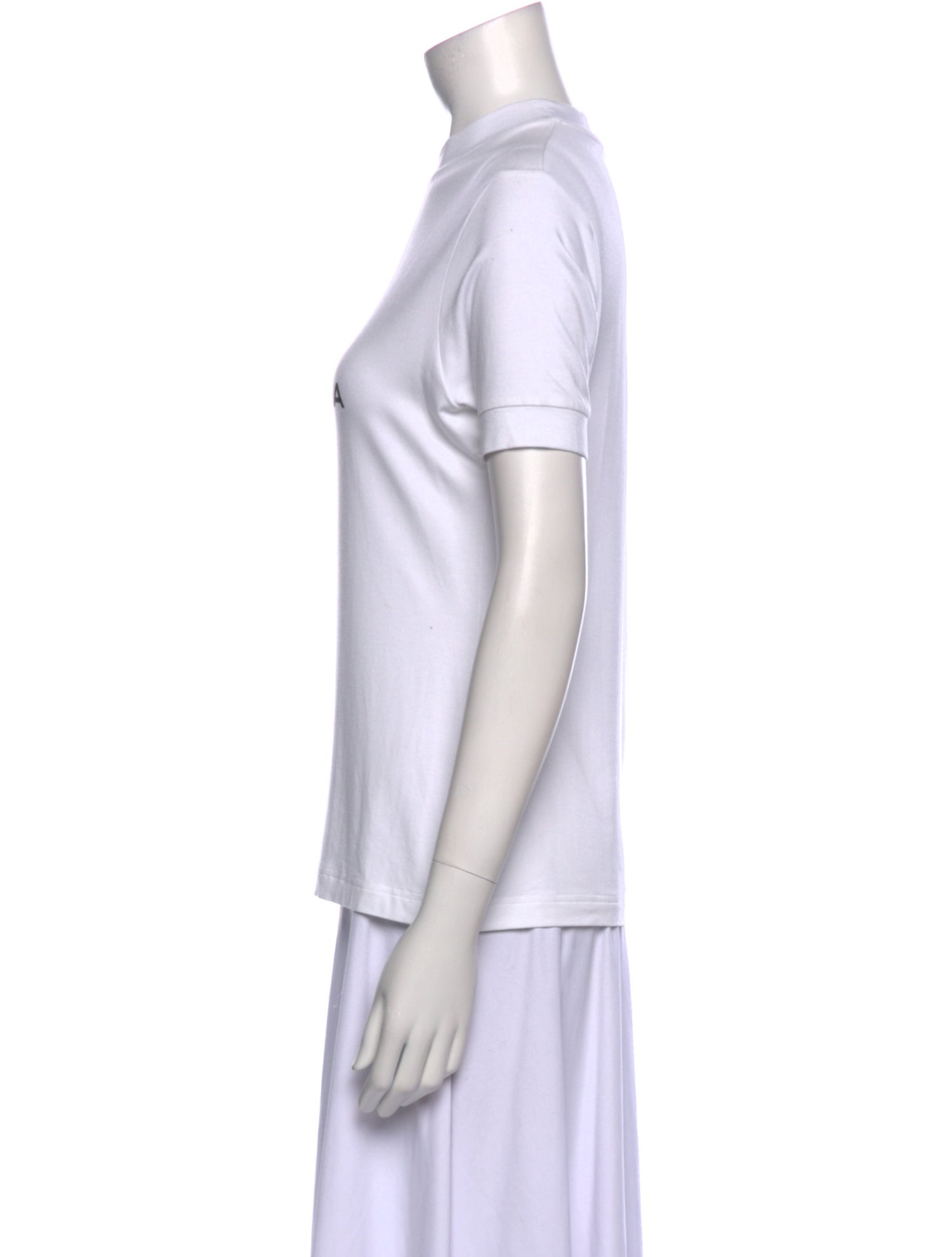 Balenciaga Crest Logo Graphic Print T-Shirt