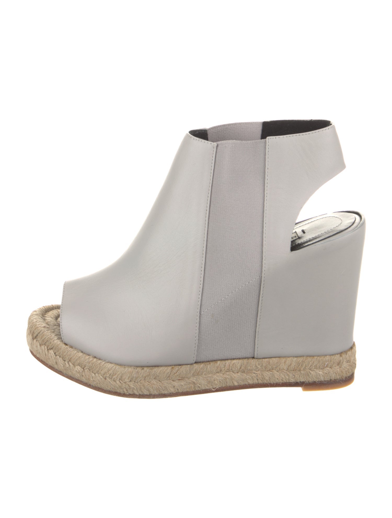 Balenciaga Leather Espadrilles