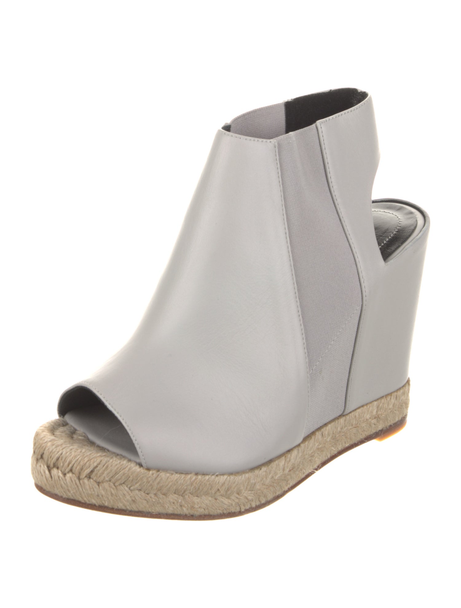 Balenciaga Leather Espadrilles