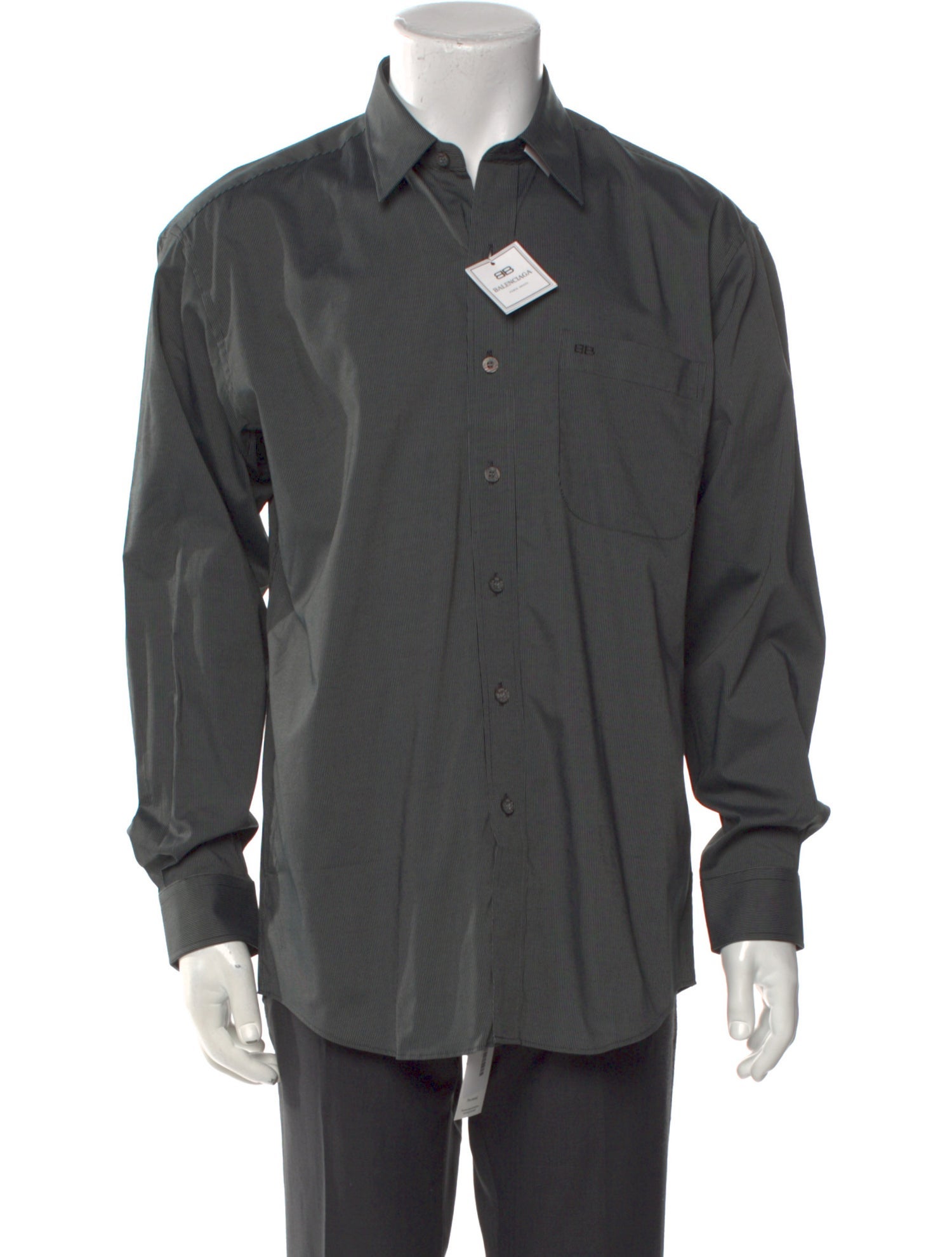 Balenciaga Long Sleeve Dress Shirt