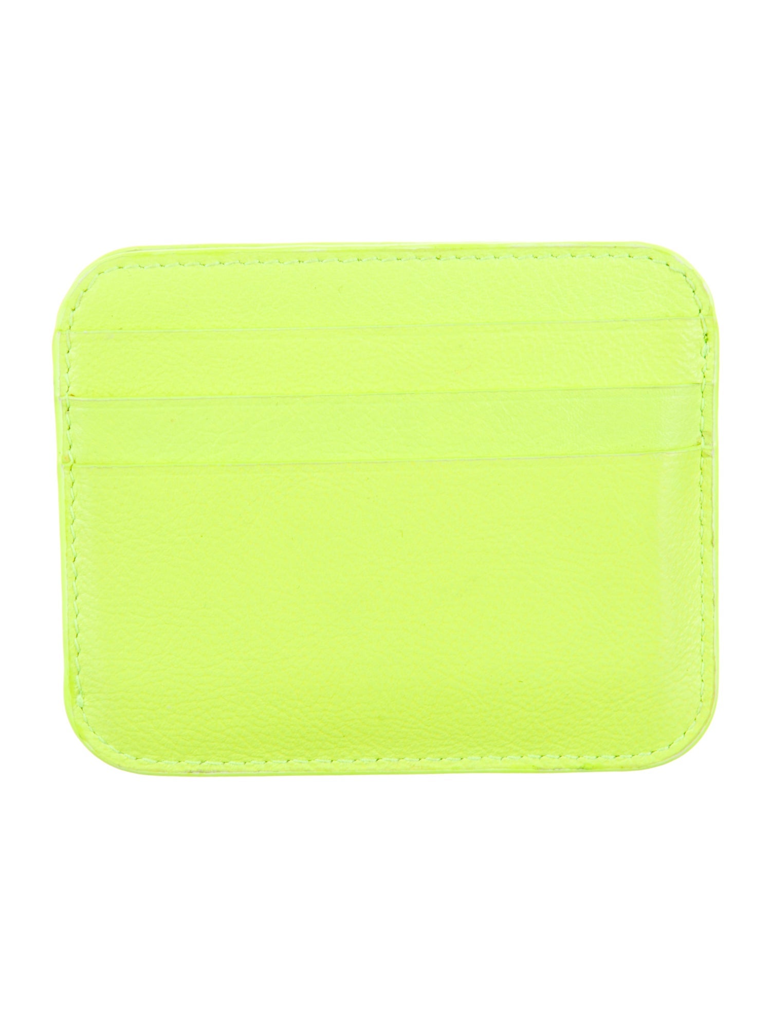 Balenciaga Leather Graphic Print Wallet