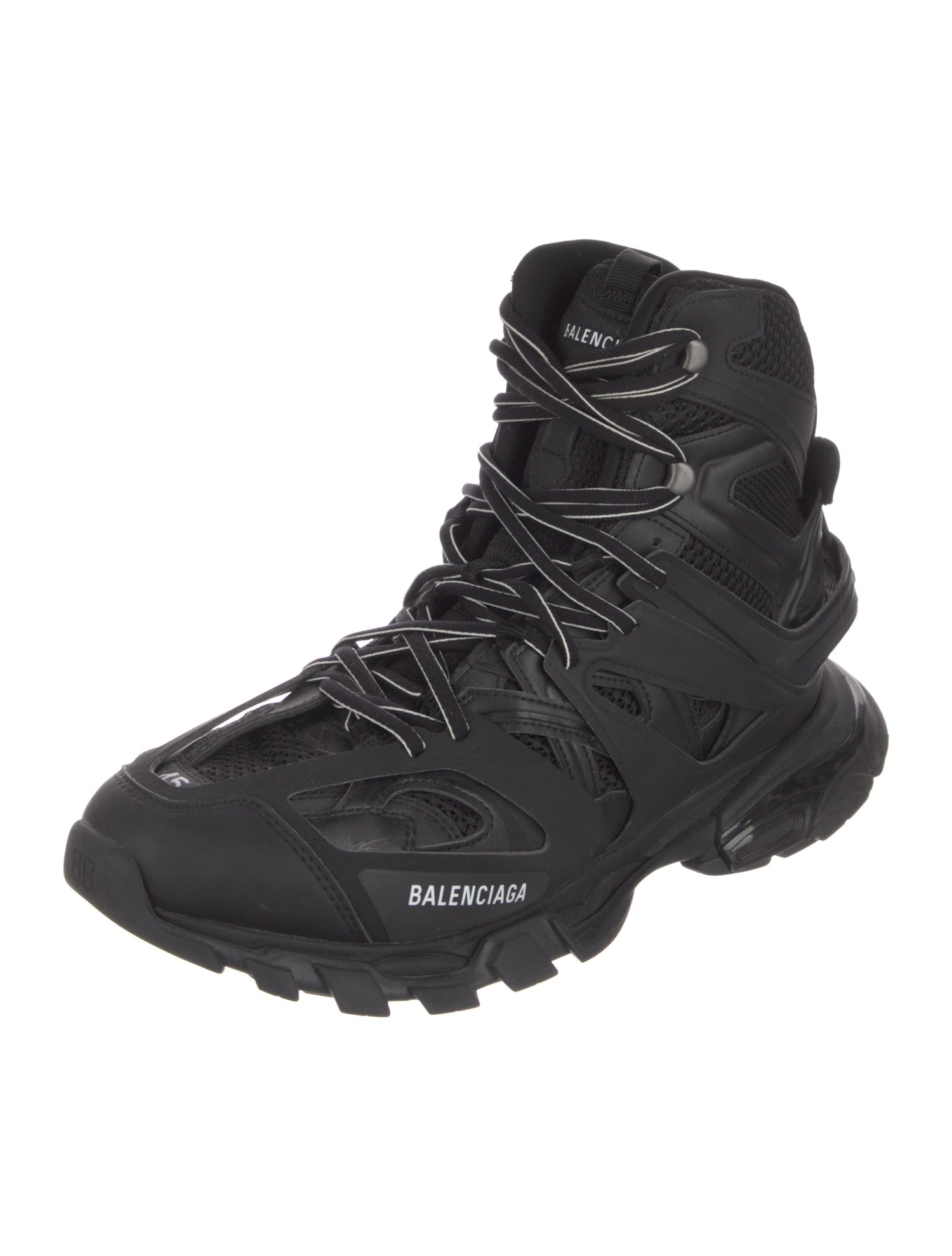 Balenciaga Leather Hiking Boots