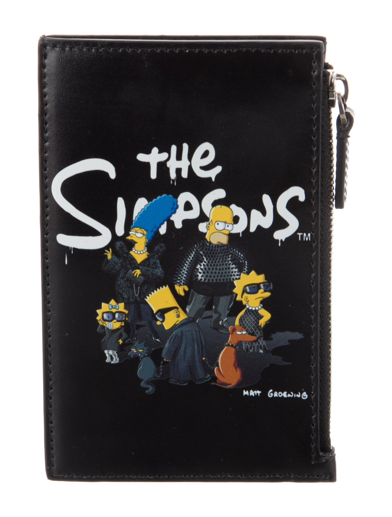 Balenciaga 2022 'The Simpsons' Long Coin Card Holder Bifold Wallet