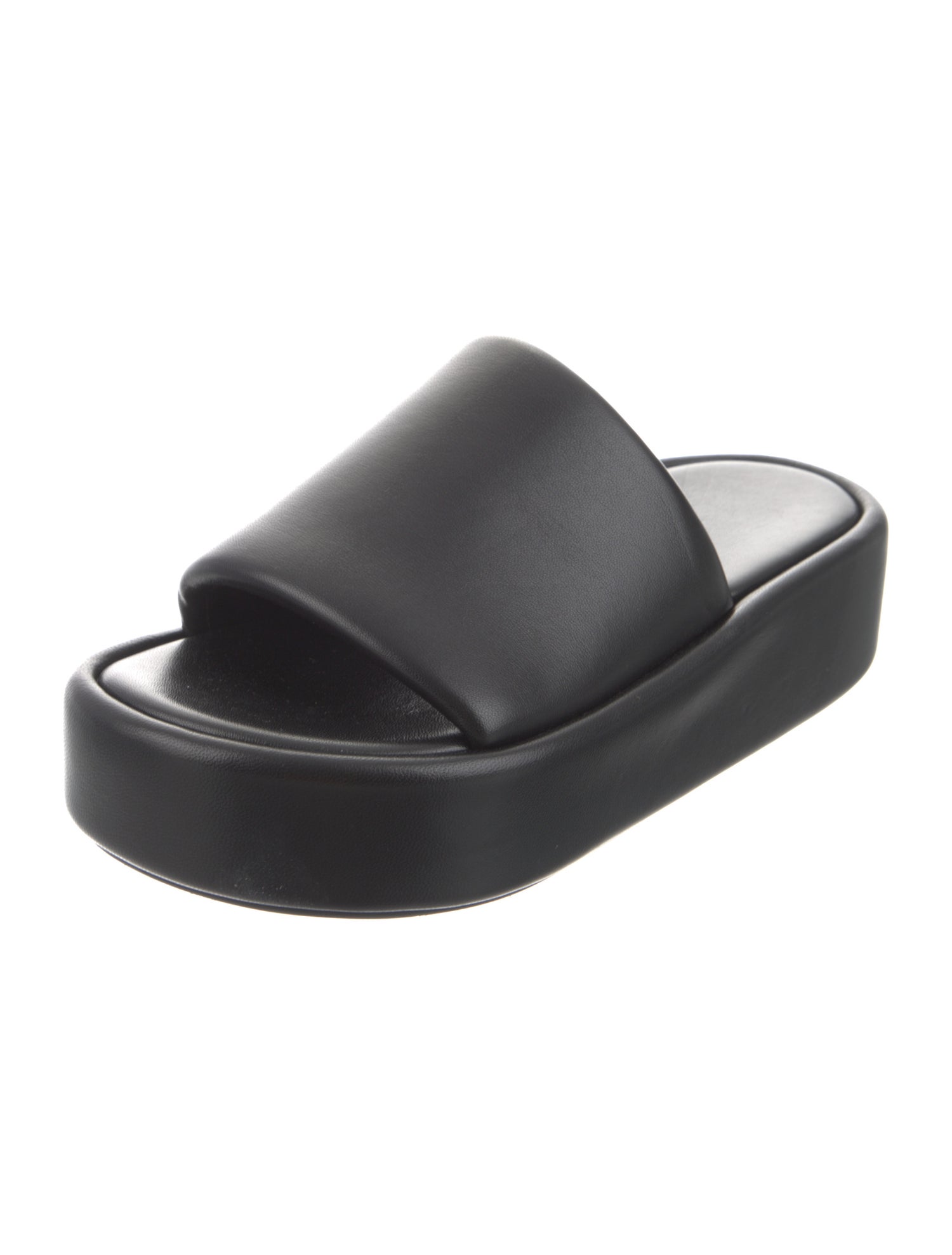 Balenciaga Leather Slides