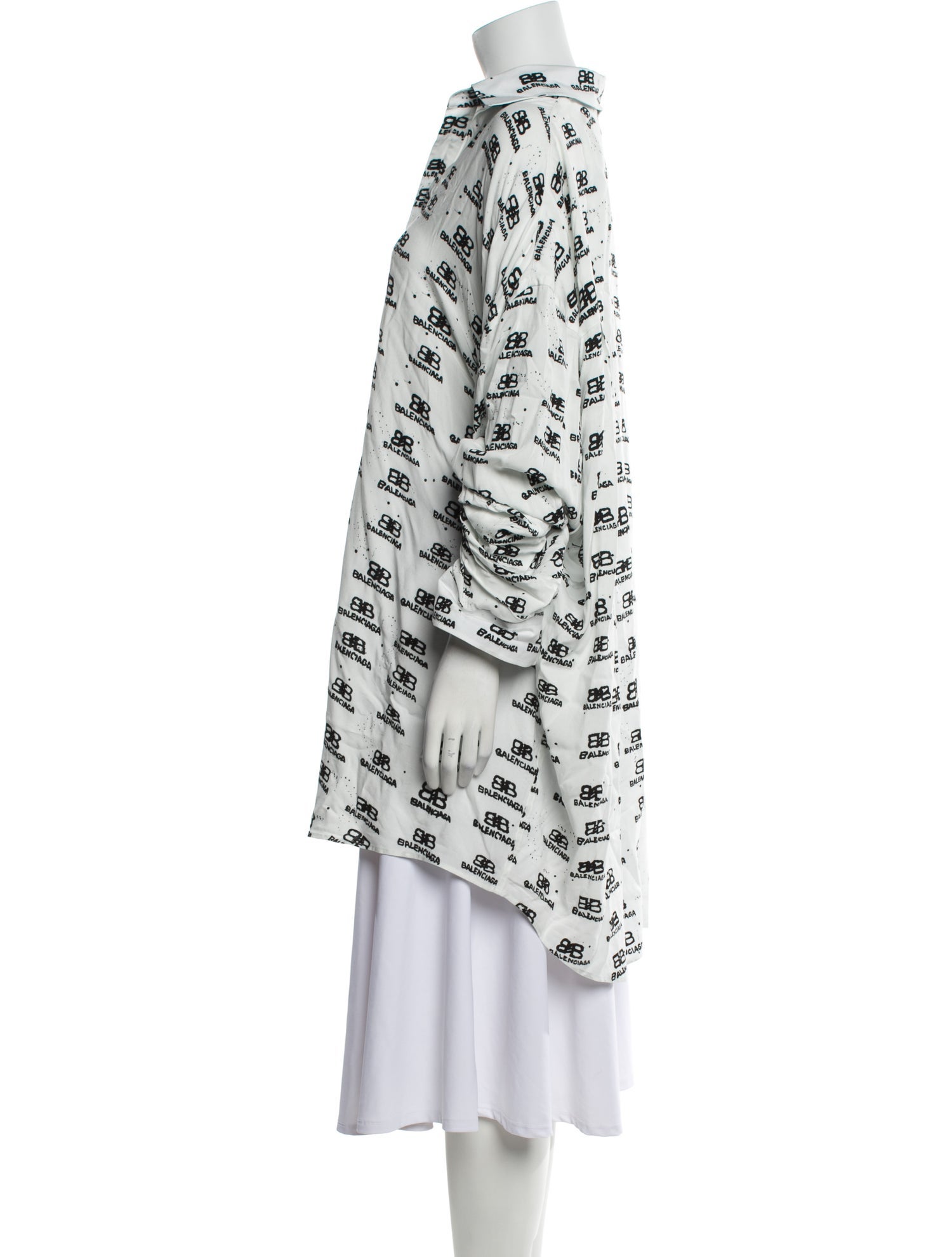 Balenciaga 2022 Printed Tunic
