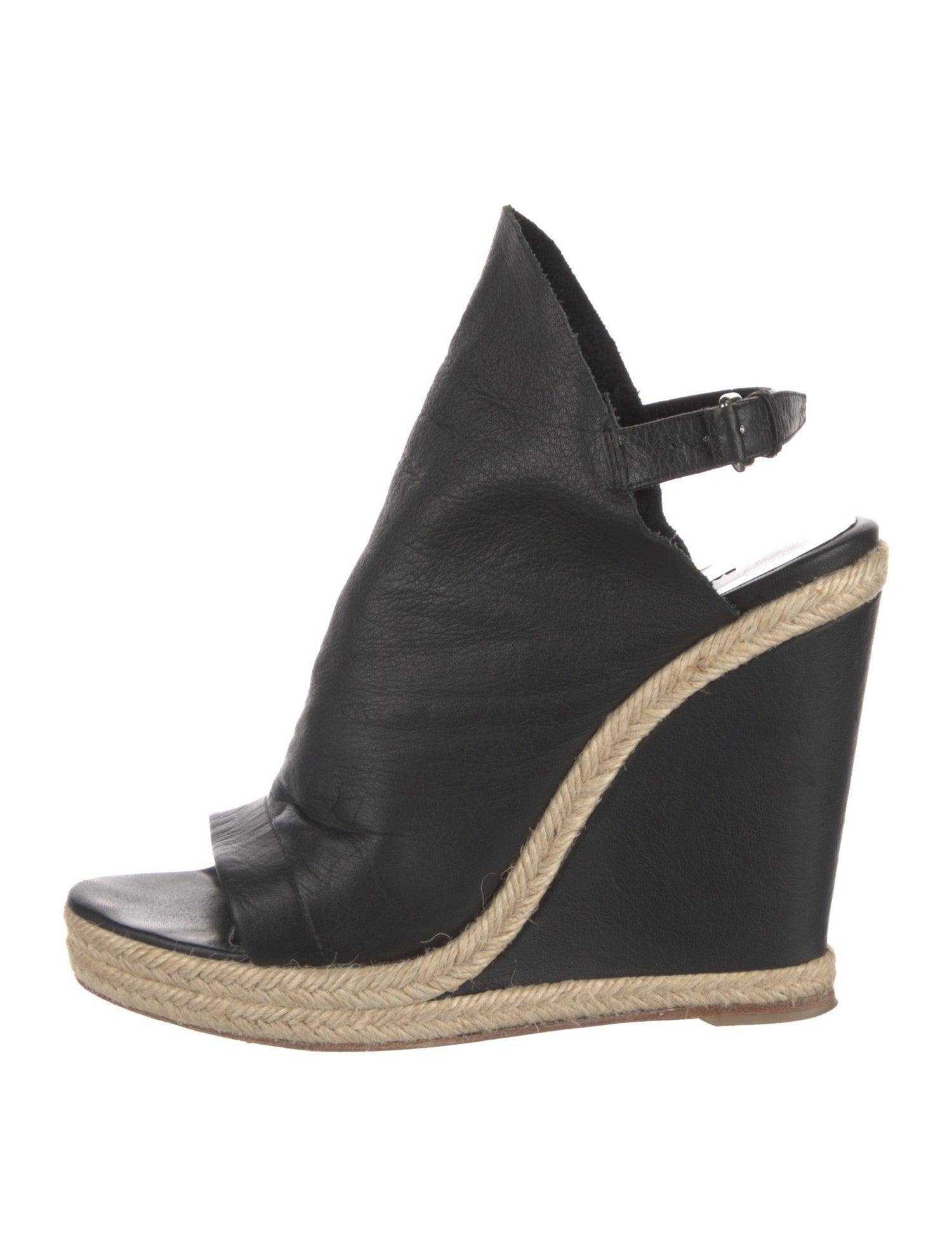 Balenciaga Leather Espadrilles