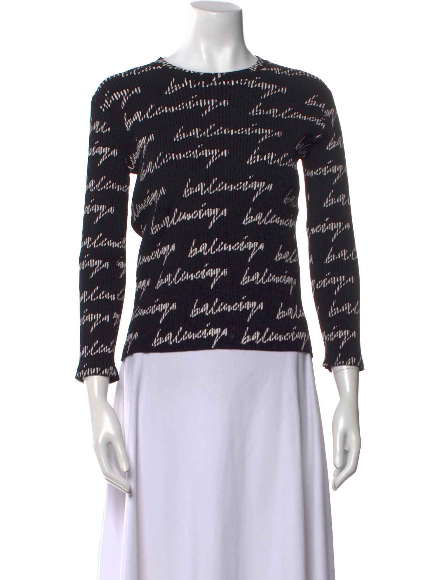 Balenciaga 2020 Printed Top