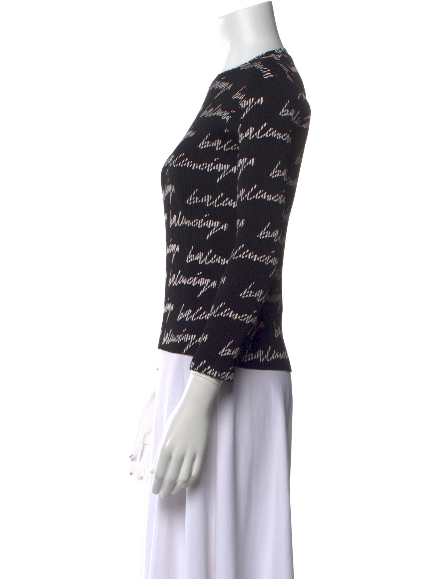 Balenciaga 2020 Printed Top