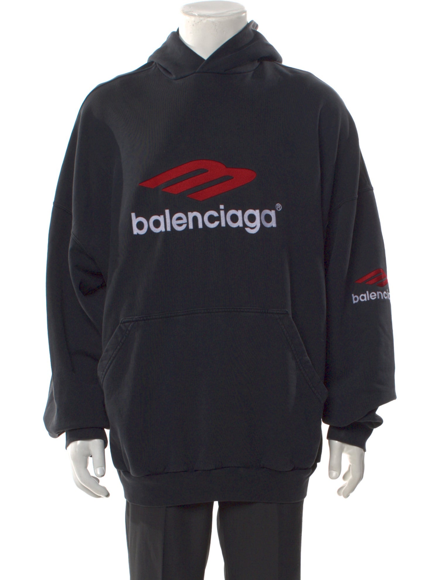 Balenciaga 2023 Graphic Print Hoodie
