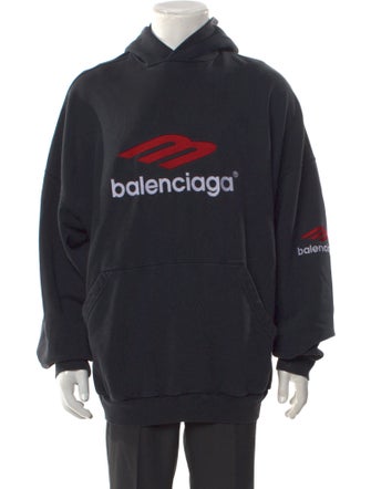 Balenciaga 2023 Graphic Print Hoodie