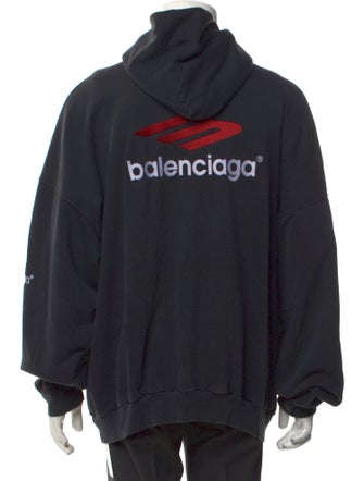 Balenciaga 2023 Graphic Print Hoodie