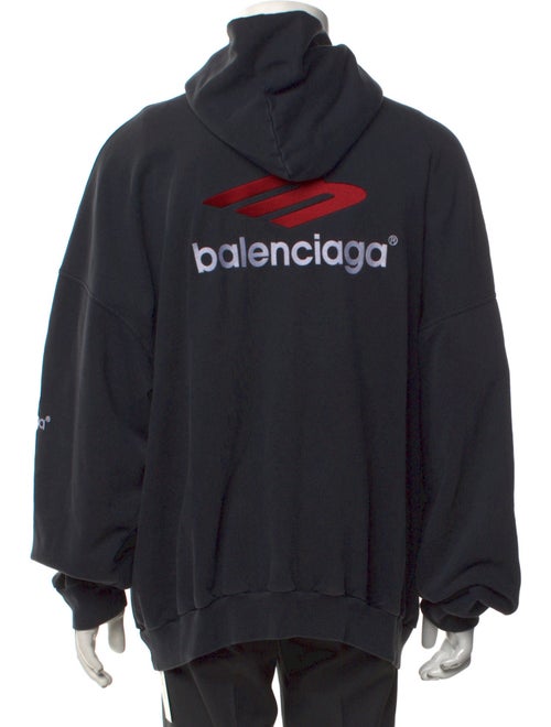 Balenciaga 2023 Graphic Print Hoodie