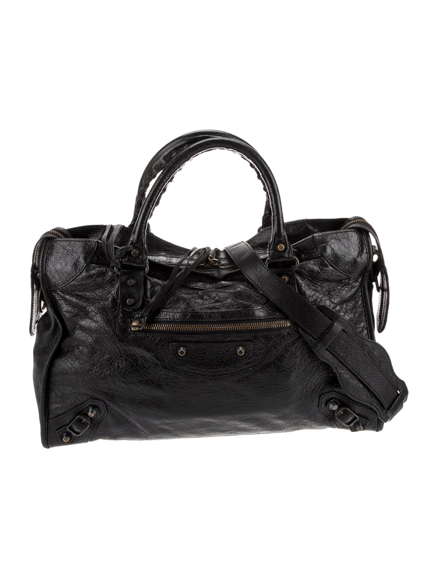 Balenciaga Leather Motocross Classic City