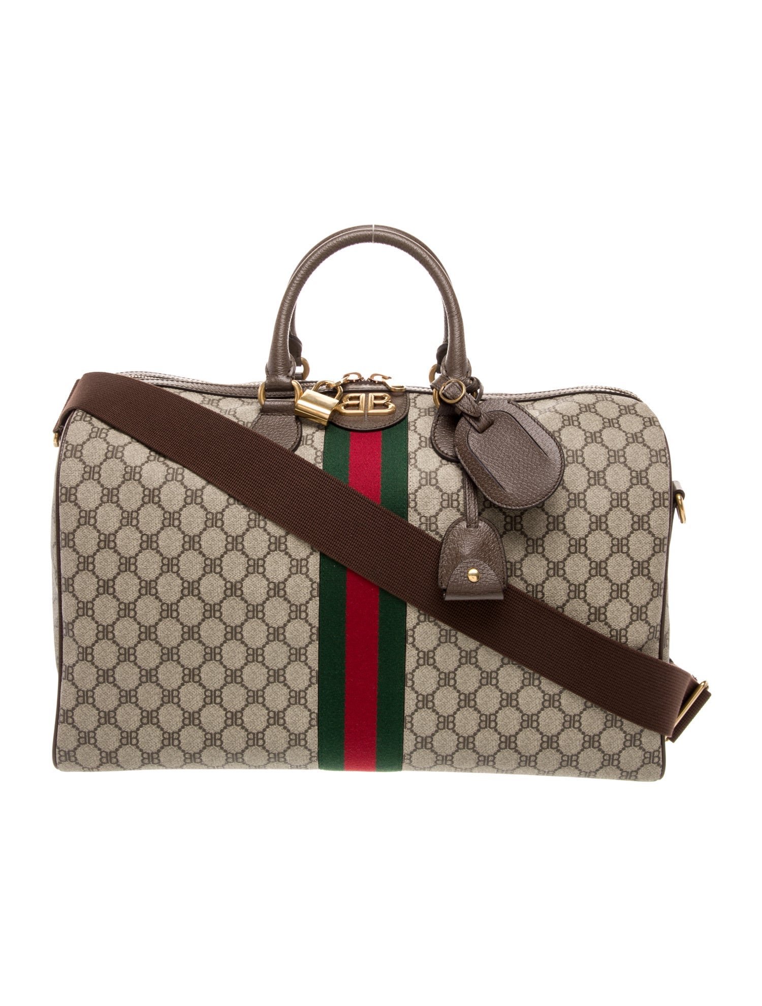 Gucci x Balenciaga Web Weekender Bag w/ Tags