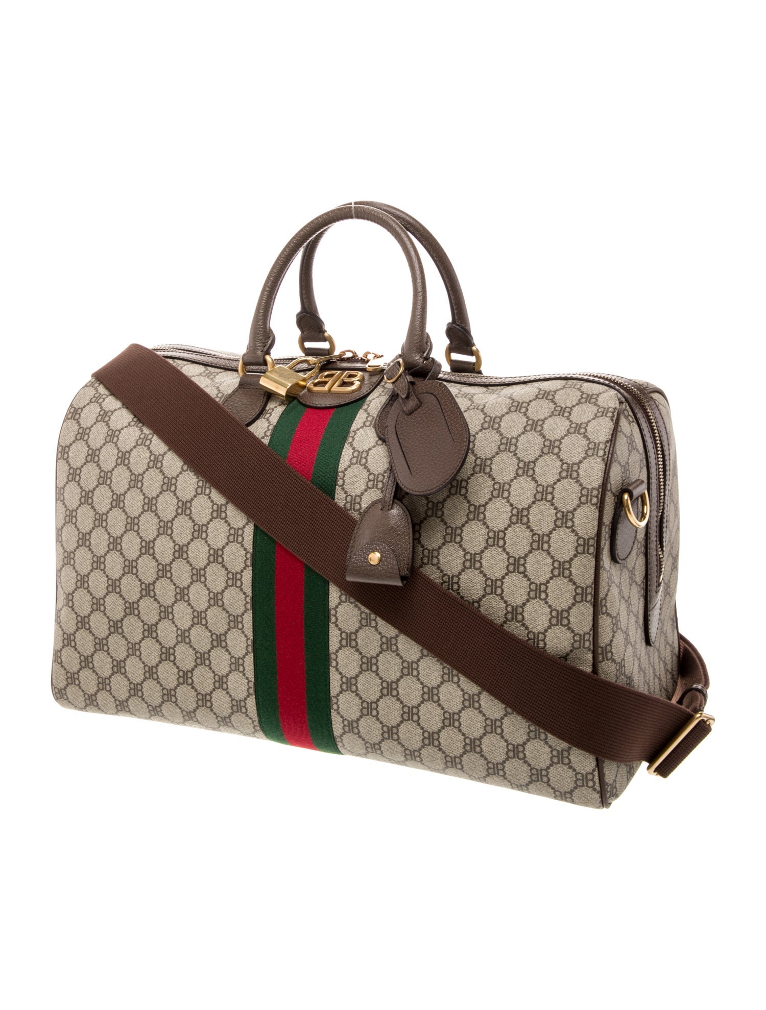Gucci x Balenciaga Web Weekender Bag w/ Tags